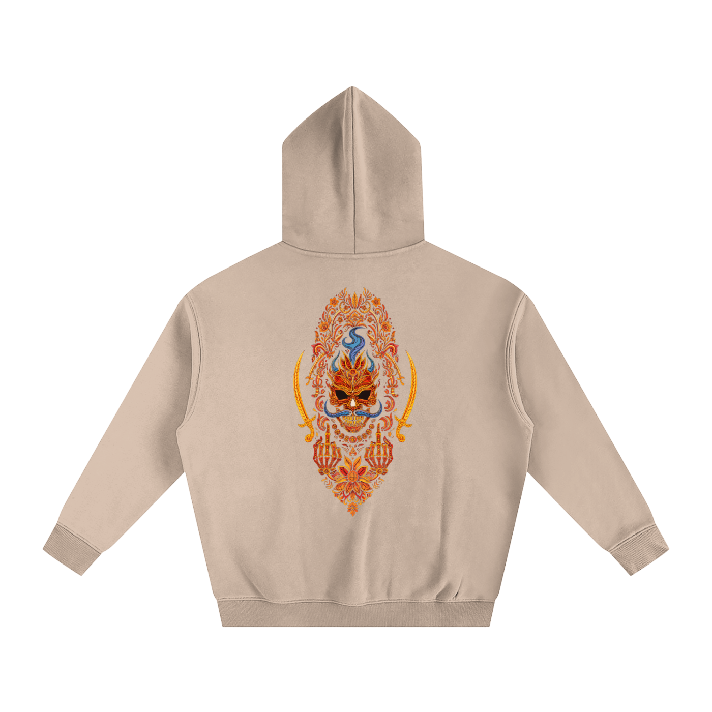 Open your mind #2 Oversize Fleeced Hoodie