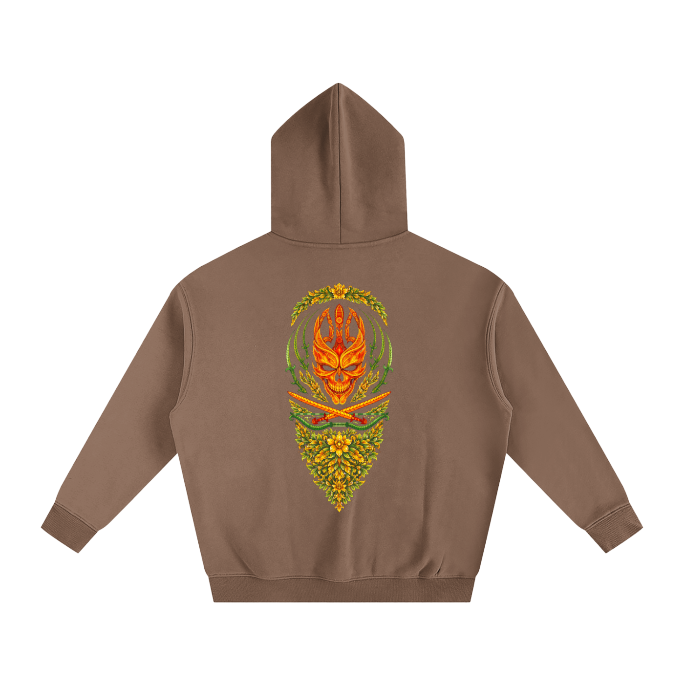 OPEN YOUR MIND / GREEN EDITION Oversized Fleeced Hoodie