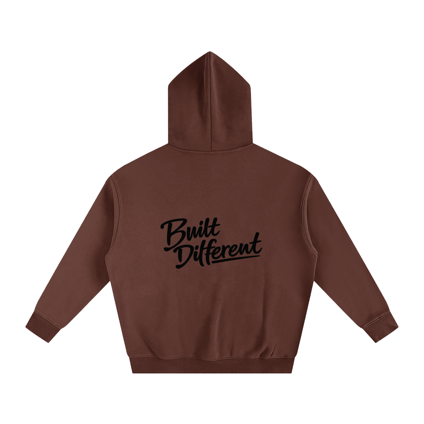 Built Different Oversize Fleeced Hoodie