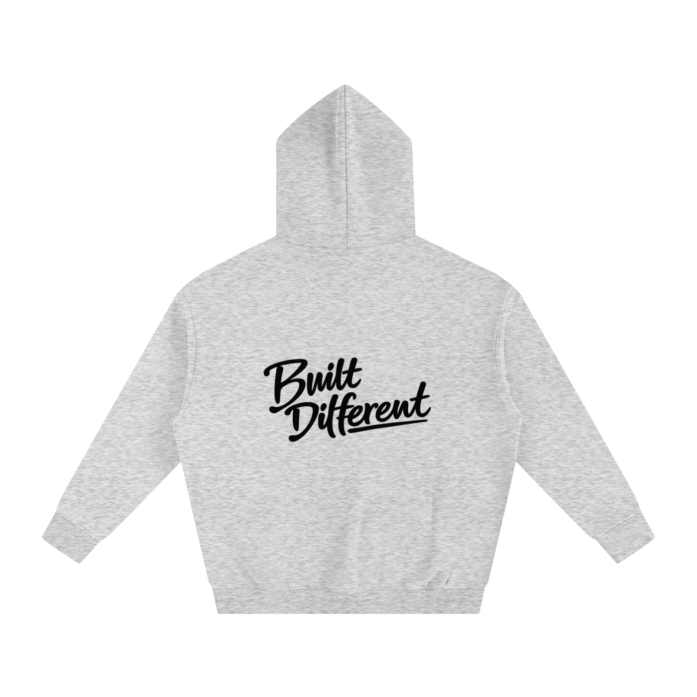 Built Different Oversize Fleeced Hoodie