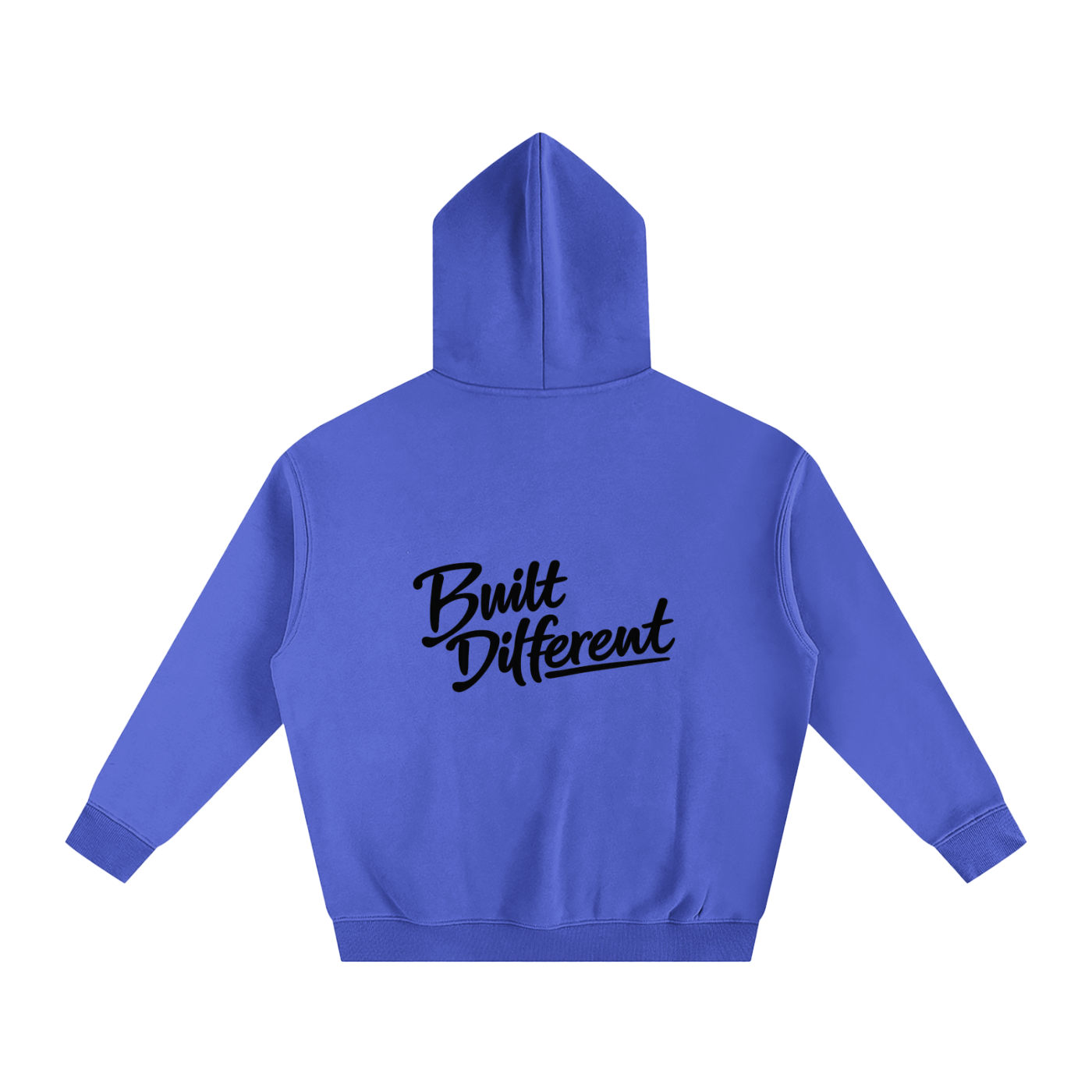 Built Different Oversize Fleeced Hoodie