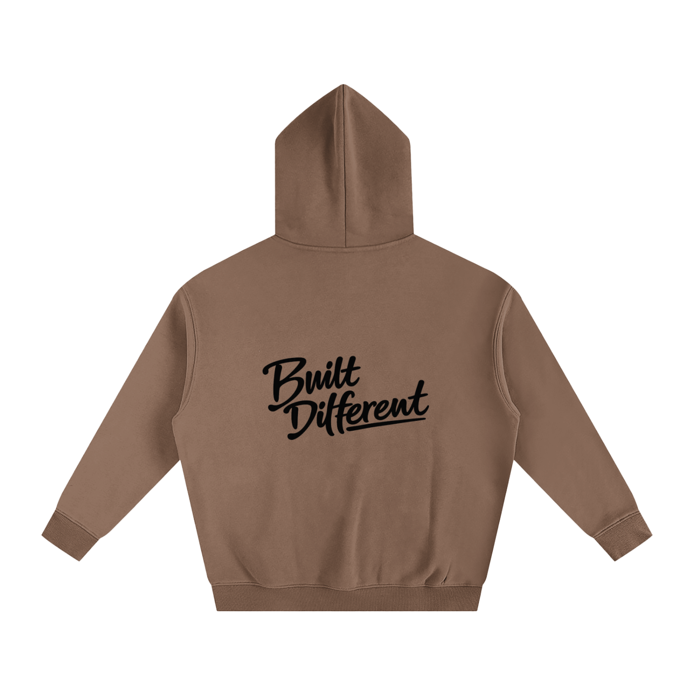 Built Different Oversize Fleeced Hoodie