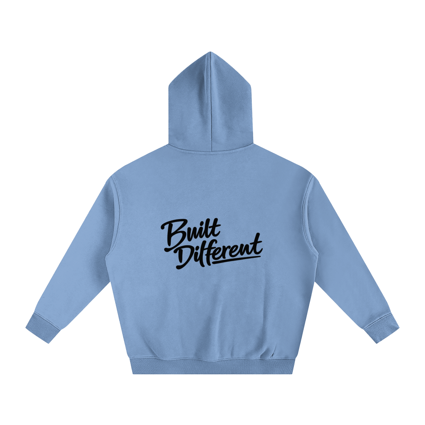 Built Different Oversize Fleeced Hoodie