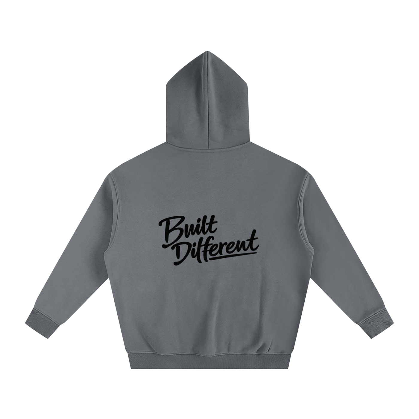 Built Different Oversize Fleeced Hoodie