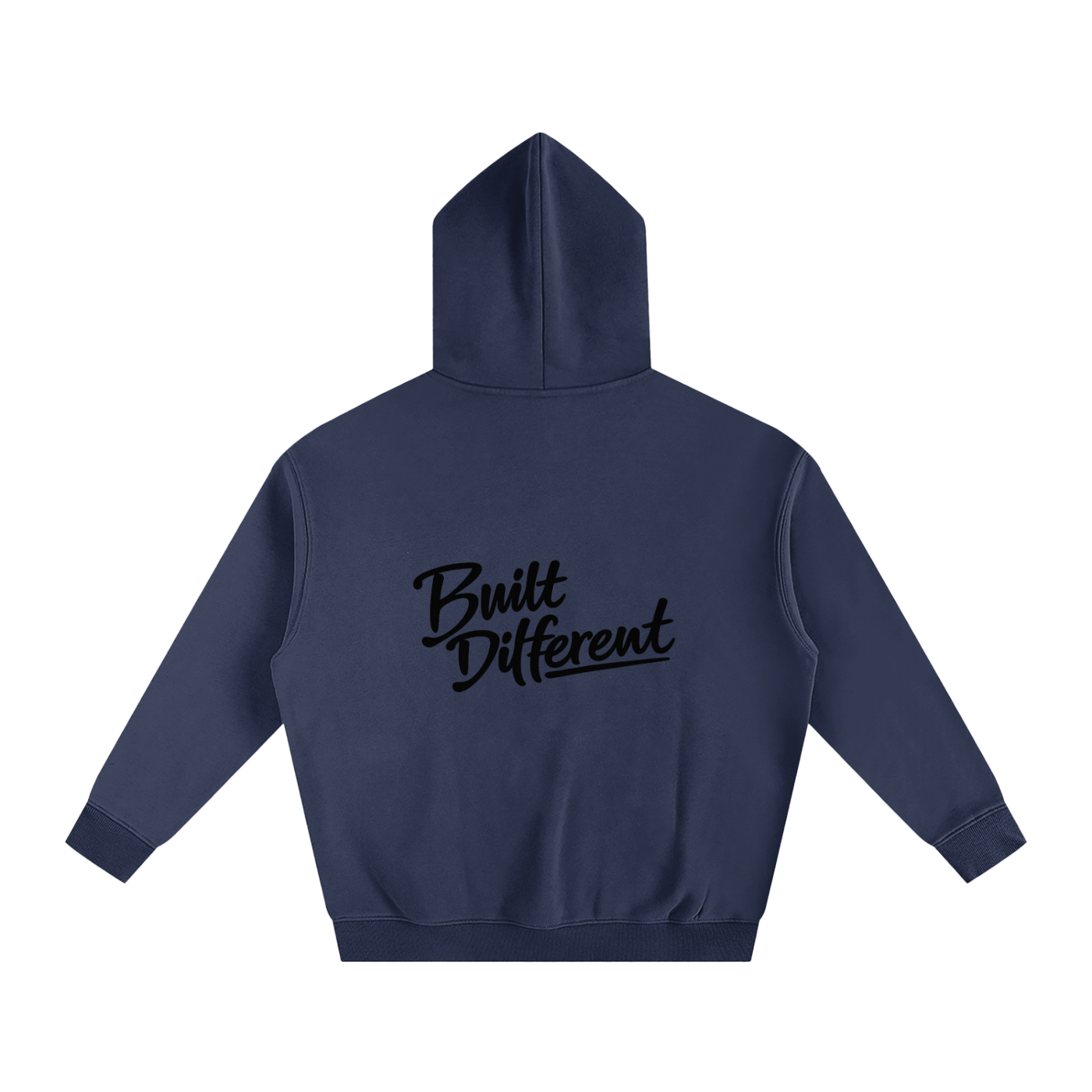 Built Different Oversize Fleeced Hoodie