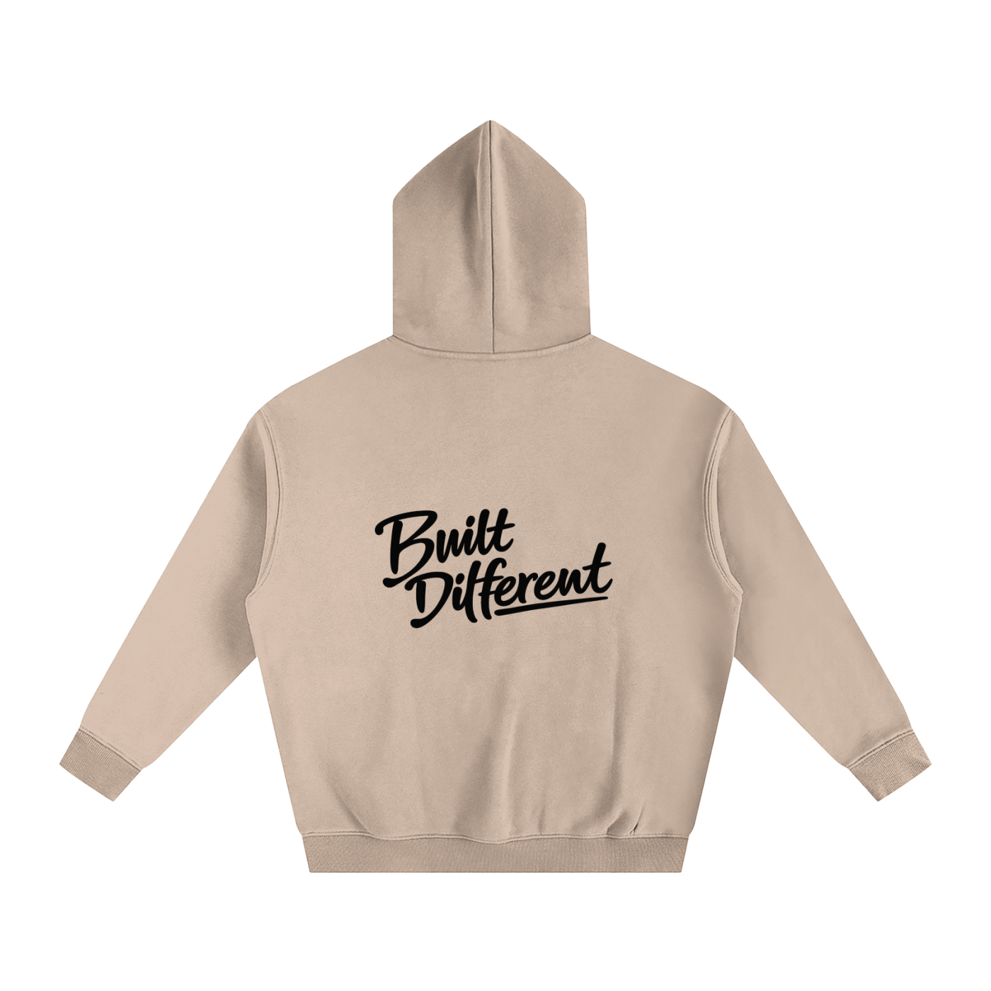 Built Different Oversize Fleeced Hoodie