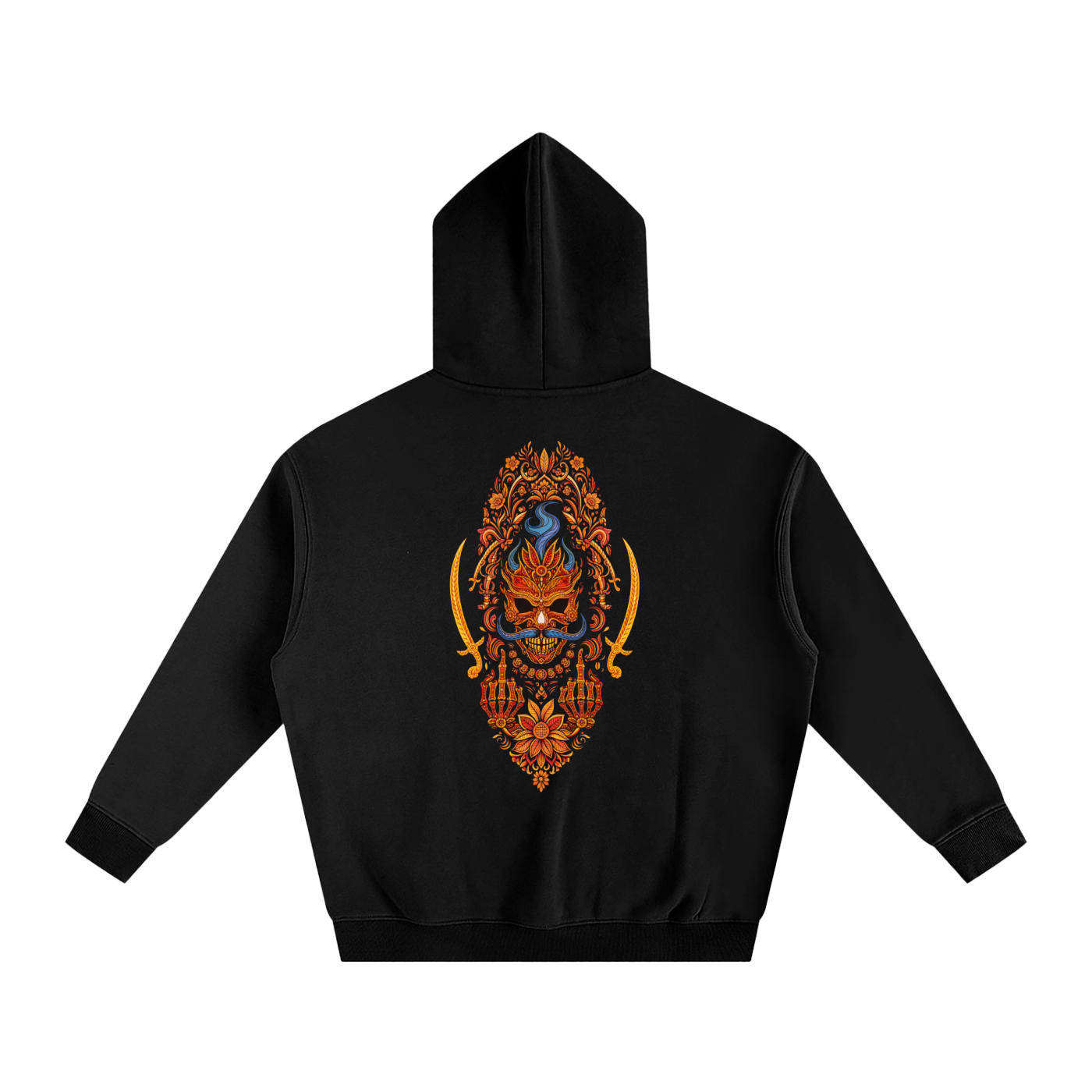 Open your mind #2 Oversize Fleeced Hoodie