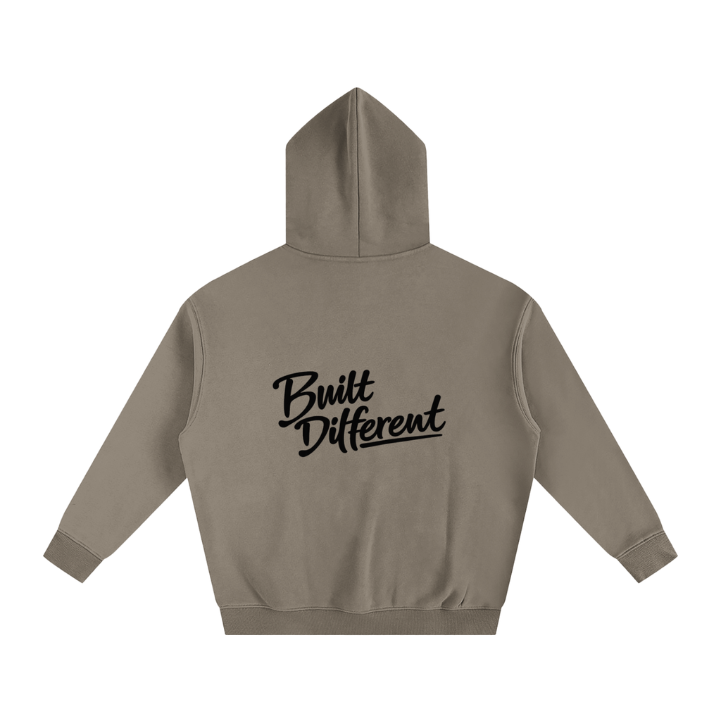 Built Different Oversize Fleeced Hoodie