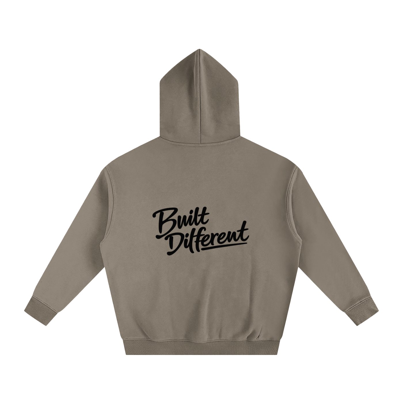 Built Different Oversize Fleeced Hoodie