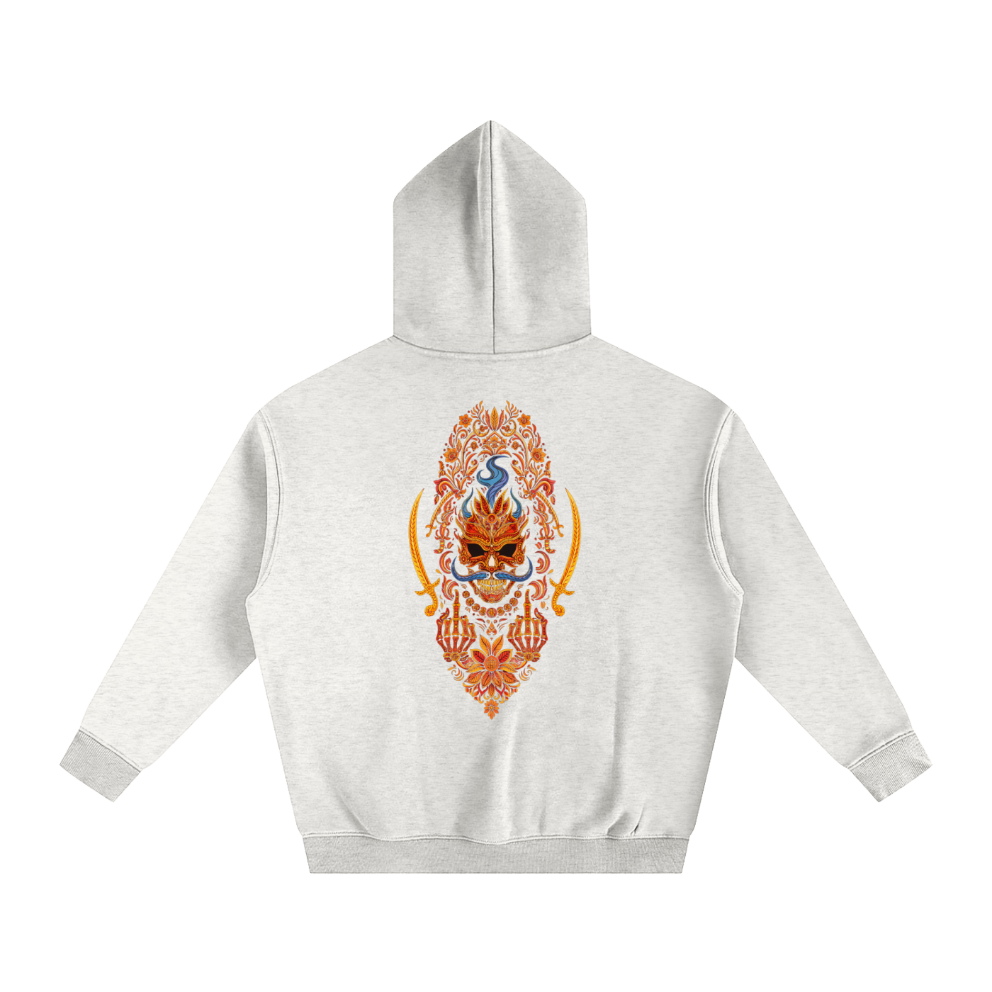 Open your mind #2 Oversize Fleeced Hoodie