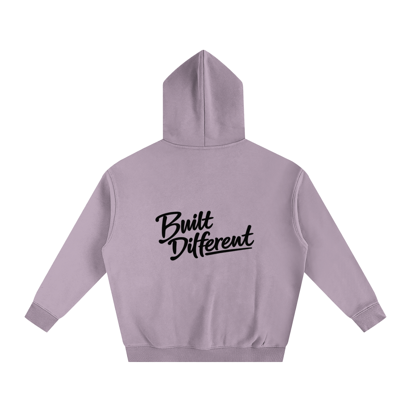 Built Different Oversize Fleeced Hoodie