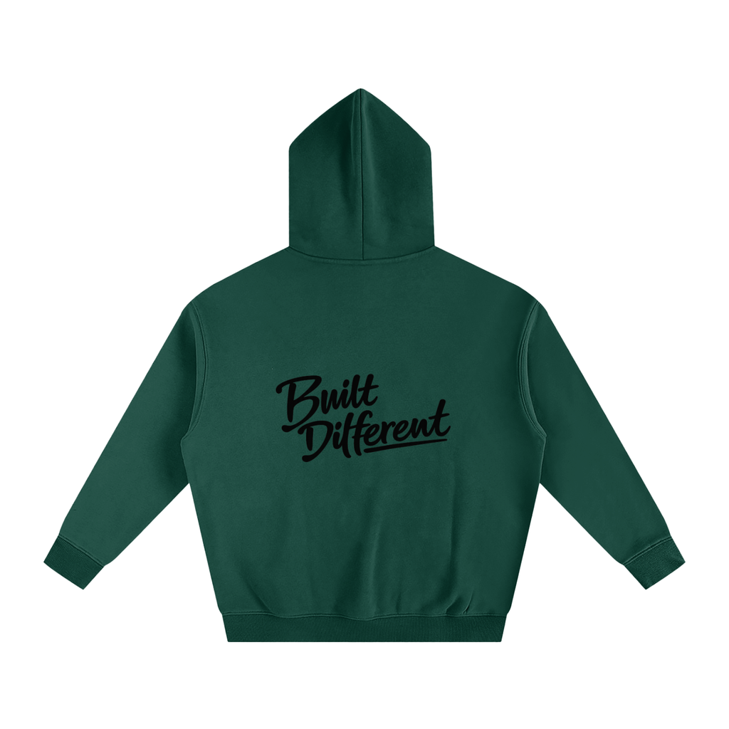 Built Different Oversize Fleeced Hoodie